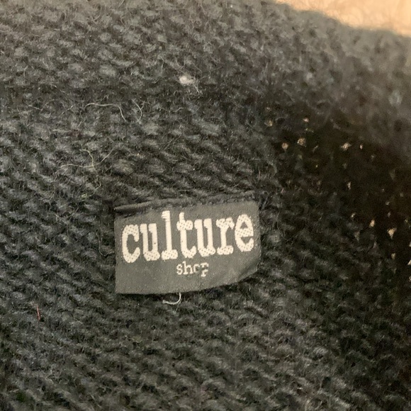 Men’s heavy black wool sweater XXL with red dragon on front - Picture 3 of 4